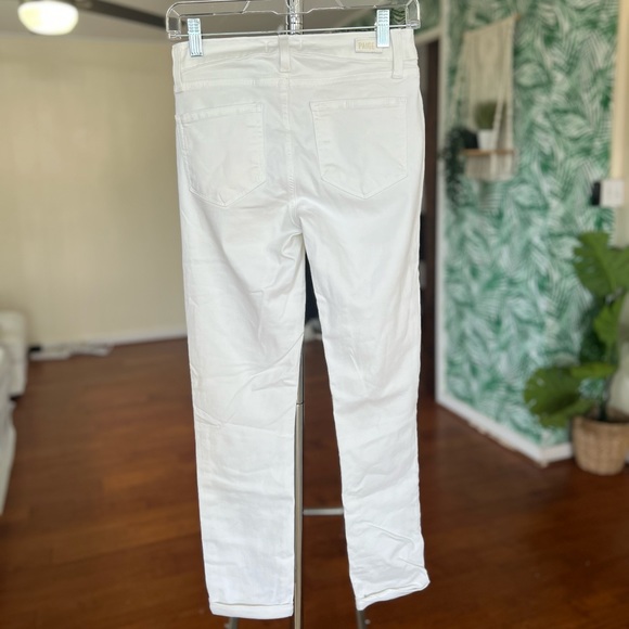 NWT Paige Denim White Kylie Crop Roll Up Jeans Sz 25 - Picture 4 of 9